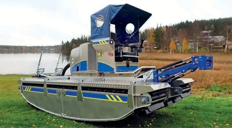Schwedischer Schwimmbagger
